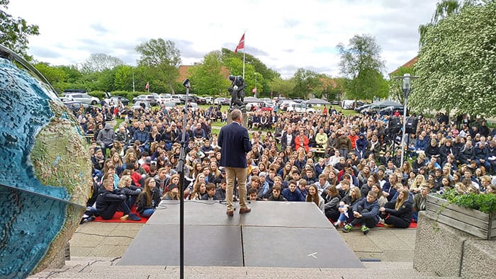 New students' day, last day of school and a film about | Efterskole College