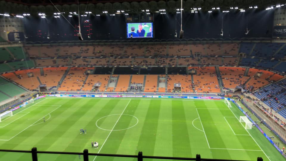 Football at Milan Stadium