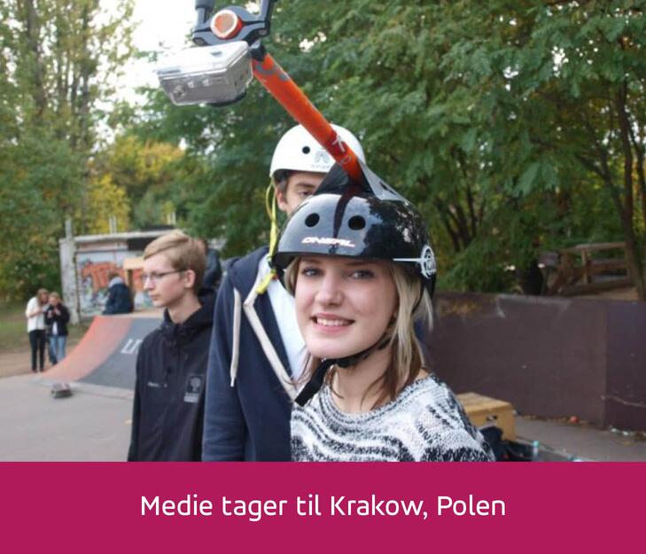 Medie tager til Krakow Polen