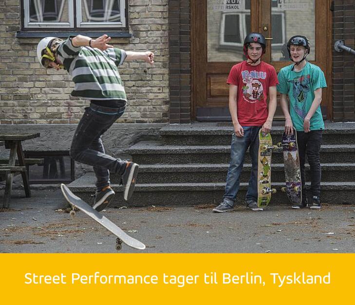 Street Performance tager til Berlin Tyskland