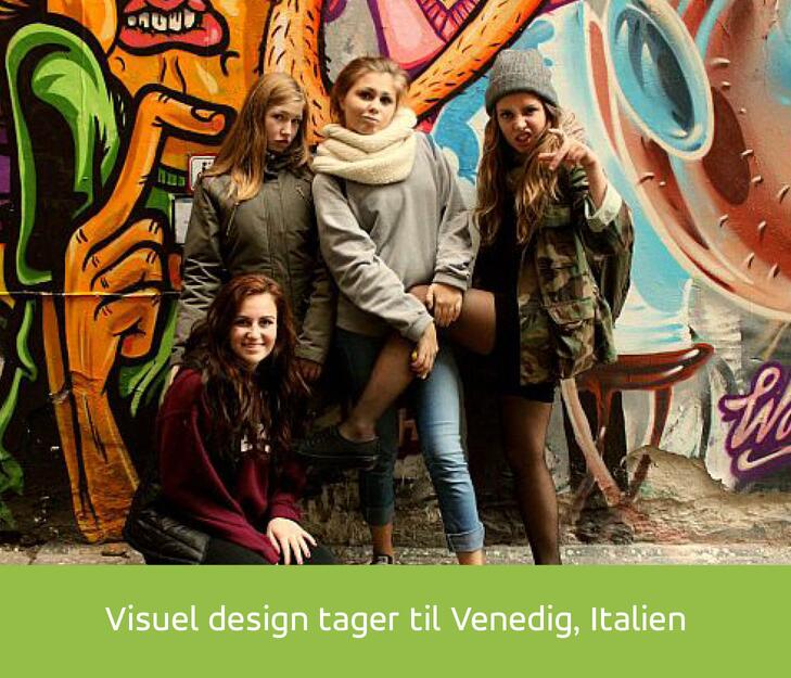 Visuel design tager til Venedig Italien