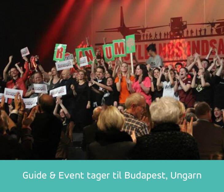 Guide og event tager til Budapest Ungarn